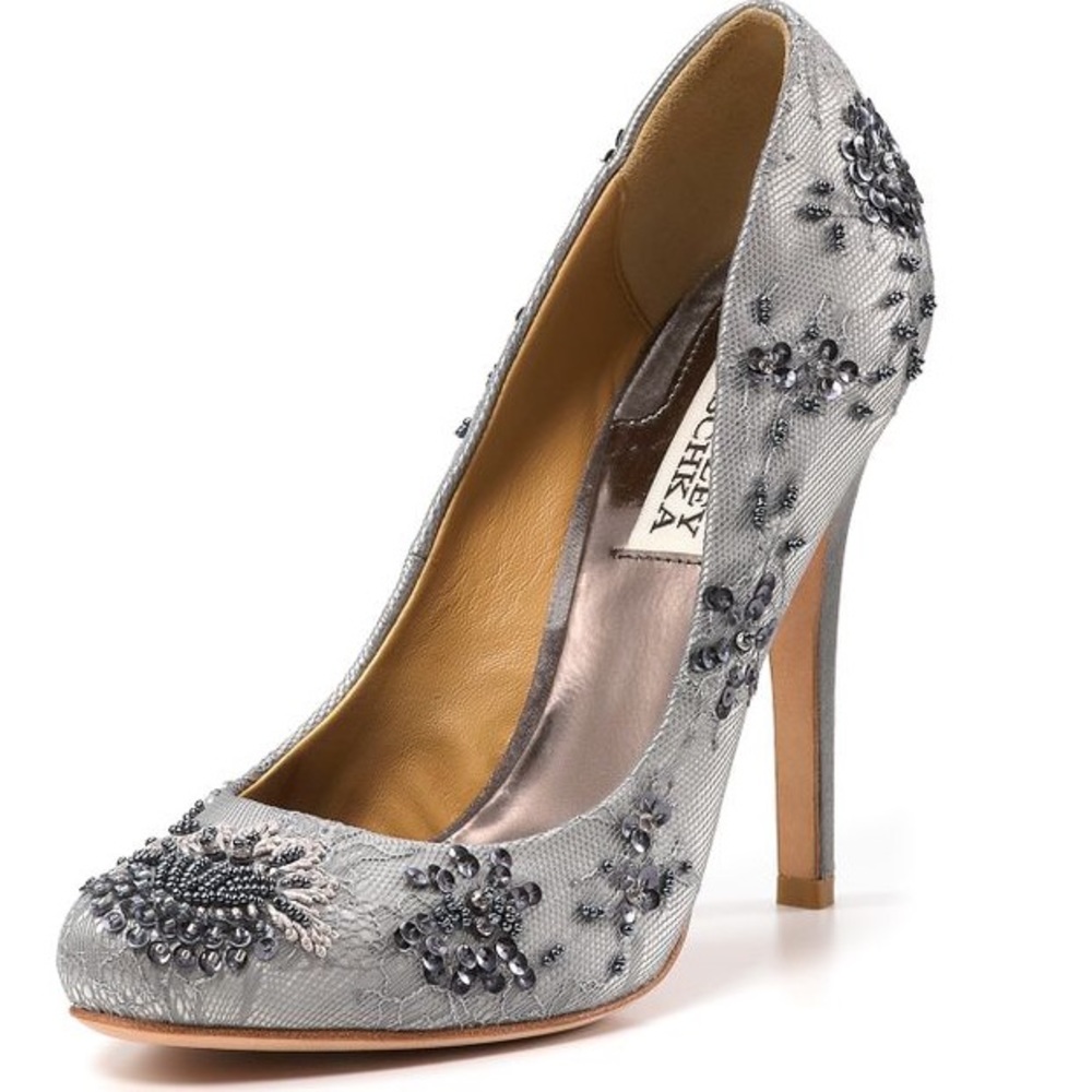 Badgley Mischka Sonoma Beaded Pumps